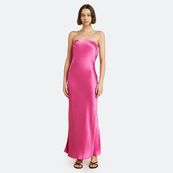open lace back dress Bec + Bridge | Halle Dress - Pink